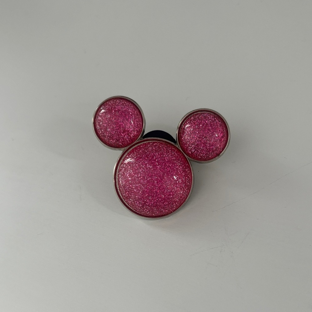 DISNEY Pink Glitter pin